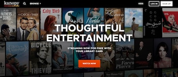 Una librería digital con películas