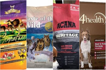 Las marcas señaladas de alimento