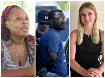 Tenisha Jenkins (a la izquierda)