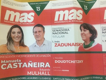 El MAS llevaba pañuelos verdes