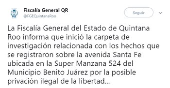 (Foto: Twitter @FGEQuintanaRoo)