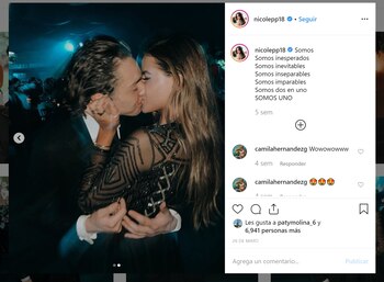 Nicole Peña tiene una relación