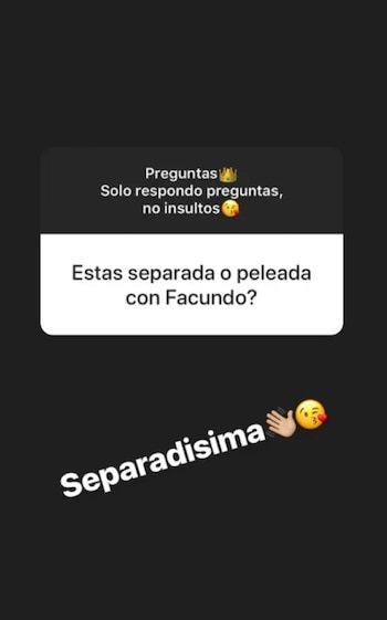 Sin dar vueltas, Morena Rial