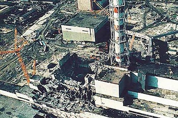 La explosión de Chernobyl liberó
