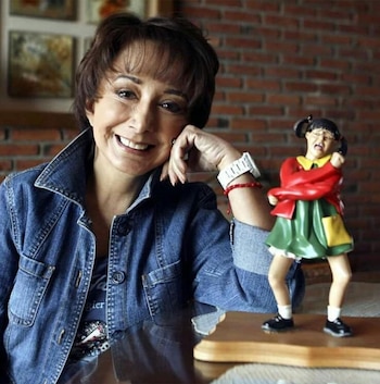 María Antonieta de las Nieves y la Chilindrina, su máxima creación. (Foto: Instagram)