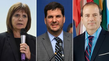 Patricia Bullrich, Eugenio Burzaco y