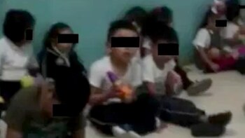 Los niños no pudieron evitar