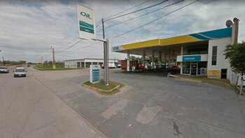 La estación de servicio donde