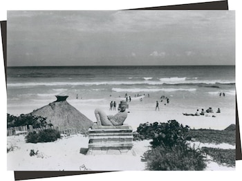 Cancún en 1980 ya con