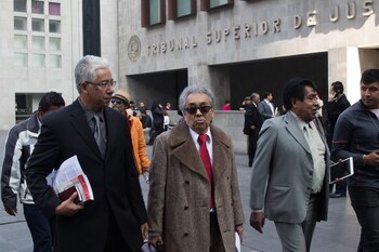 En enero pasado, Andrés Granados y José Luis González Mezaquienes, abogados de Joaquín Guzmán Loera “El Chapo”, enviaron una carta al canciller de mexicano, Marcelo Ebrard, en la que pedían que el exlíder del Cártel de Sinaloa, fuera repatriado y juzgado en México. (FOTO: MOISÉS PABLO /CUARTOSCURO.COM)