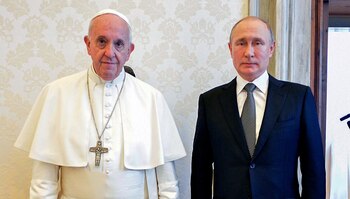 El papa Francisco y Vladimir