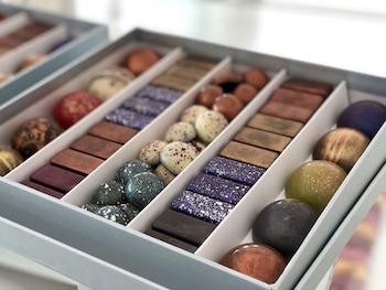 Bombones con diseños, la propuesta de Thionis