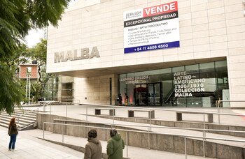 El cartel de “venta” del