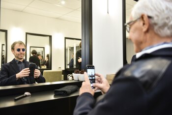 Eduardo Costantini y Leandro Erlich