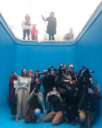 La prensa reunida un día