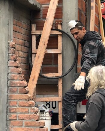 Así se preparaba la muestra