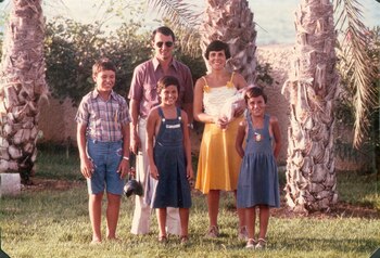 La familia Philippi en Medio oriente