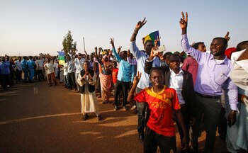 Sudanese celebran la liberación de