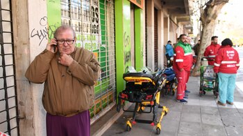 Personal del SAME atiende a