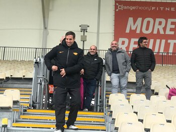 Gonzalo Quesada saludó a parte