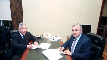 Firma de convenio SRT-Provincia de