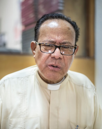 El obispo de Esteli, monseñor Abelardo Mata, quien reveló hace pocos días el horrible caso del padre que habría matado a su hijo