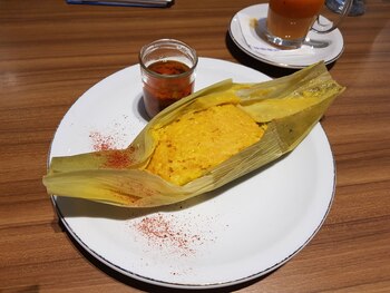 Humita en chala, una de