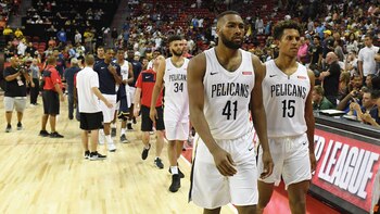 Los jugadores de los New Orleans