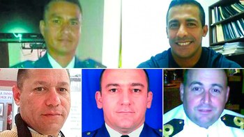 Algunos de los militares arrestados