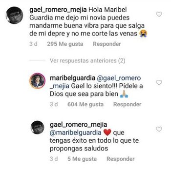 Esta publicación de Maribel suma