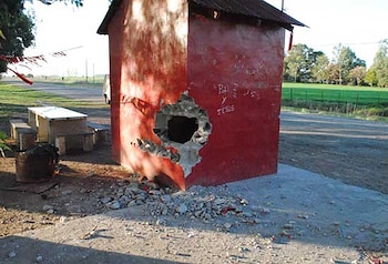 Al lado de este santuario