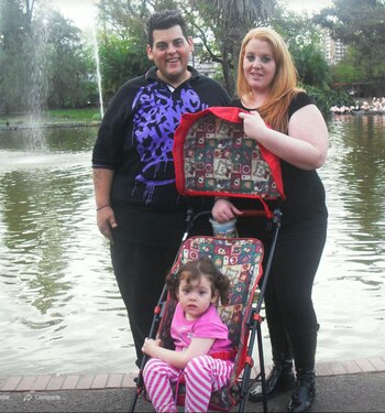 Maxi, Vanesa y Valentina (Foto: