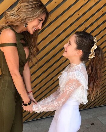 La actriz felicitó a su pequeña por su logro (Foto: Instagram – Geraldine Bazán)