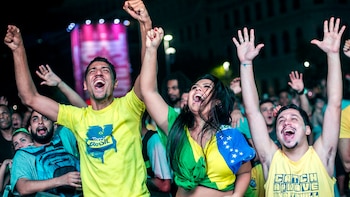La alegría no es solo brasileña (AFP)
