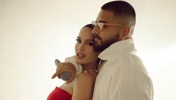 La modelo mostró su amor