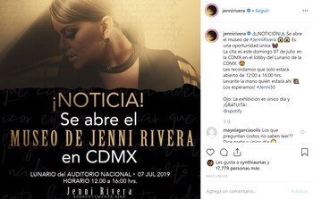 Las redes sociales de la cantante anunciaron la apertura del museo (Foto: Instagram)