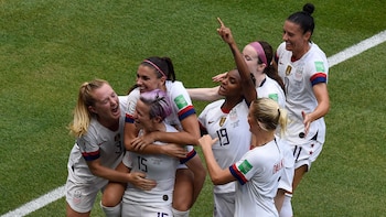 La selección de Estados Unidos se consagró campeona del Mundial de Francia 2019 (AFP)