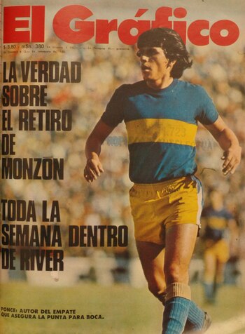 “Mané” Ponce, en la tapa de El Gráfico