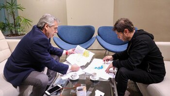 Fernández y Kicillof analizaron la