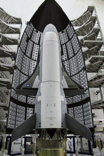 Un Boieng X-37B, el avanzado