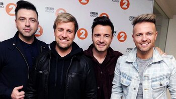 La banda británica Westlife sigue