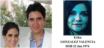 Ulises González, si hermana (derecha)