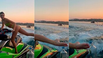 Kendall consiguió retirar la tapa