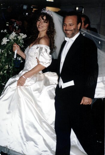 Mariah Carey con Tommy Mottola,