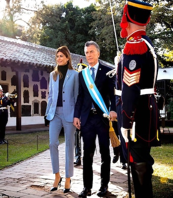 El look patrio de Juliana