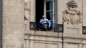 El embajador en uno de