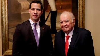 Juan Guaidó, tras su reunión