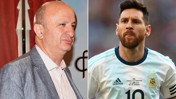 Nicolas Russo y Lionel Messi