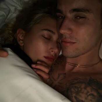 La romántica foto de Bieber