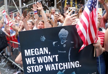 Un cartel para Megan Rapinoe